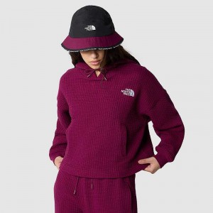 Bluza z Kapturem The North Face Mhysa Damskie Fuksja | Polska-3658247