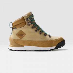 Buty Lifestyle The North Face Back-To-Berkeley IV Tekstylne Damskie Khaki Szare Brązowe | Polska-2748915