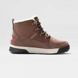 Buty Lifestyle The North Face Sierra Nieprzemakalne Damskie Jasny Szare Brązowe | Polska-2360478