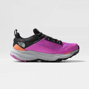 Buty Trekkingowe The North Face VECTIV™ Exploris II Damskie Fioletowe Zielone Kwiaty Czarne | Polska-8934612