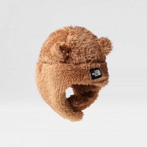 Czapka The North Face Bear Suave Oso Little Dziecięce Khaki | Polska-8034516