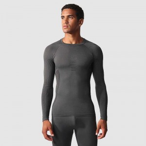 Koszulki The North Face Active Long-Sleeve Męskie Szare Czarne | Polska-9178240