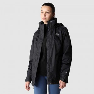 Kurtka 3 W 1 The North Face Evolve II Triclimate® Damskie Czarne | Polska-4795620