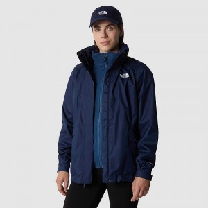 Kurtka 3 W 1 The North Face Evolve II Triclimate® Damskie Granatowe Niebieskie | Polska-1675408