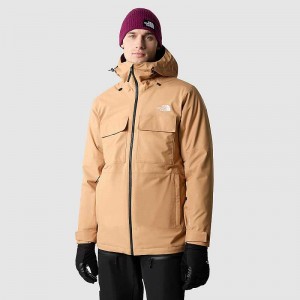 Kurtka 3 W 1 The North Face Fourbarrel Triclimate Męskie Khaki Czarne | Polska-5206794