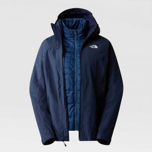 Kurtka 3 W 1 The North Face Inlux Triclimate Damskie Granatowe Niebieskie | Polska-6381425