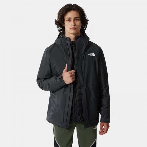 Kurtka 3 W 1 The North Face New DryVent™ Męskie Szare Czarne | Polska-0839154