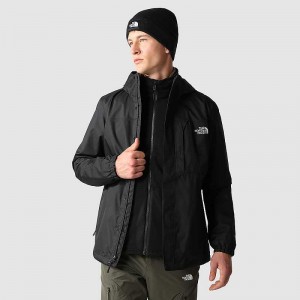 Kurtka 3 W 1 The North Face Quest Zip-In Triclimate® Męskie Czarne | Polska-0957648