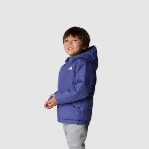 Kurtka Z Kapturem The North Face Reversible Perrito Little Dziecięce Niebieskie | Polska-9641053