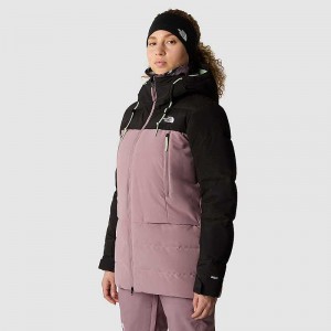 Kurtki Ocieplane The North Face Pallie Damskie Szare Czarne | Polska-4978306