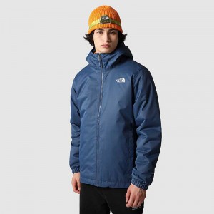 Kurtki Ocieplane The North Face Quest Męskie Niebieskie Czarne | Polska-1597034