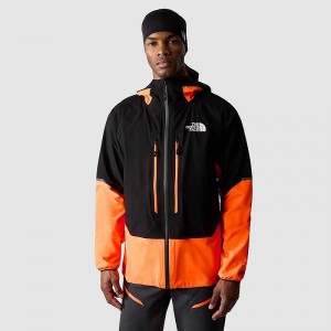 Kurtki Przeciwdeszczowe The North Face Balmenhorn FUTURELIGHT™ Męskie Czarne Pomarańczowe | Polska-1237460