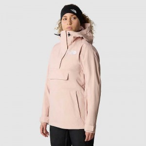 Kurtki Przeciwdeszczowe The North Face Driftview Anorak Damskie Różowe | Polska-6915780