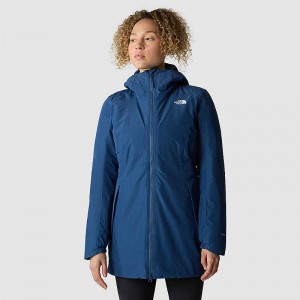 Kurtki Przeciwdeszczowe The North Face Hikesteller Damskie Niebieskie Granatowe | Polska-2394781