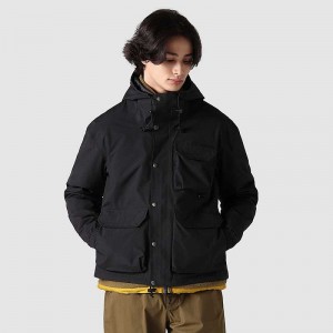 Kurtki Przeciwdeszczowe The North Face M66 Utility Męskie Czarne | Polska-8719026