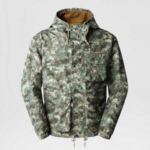 Kurtki Przeciwdeszczowe The North Face M66 Utility Męskie Oliwkowe Camo | Polska-8563074