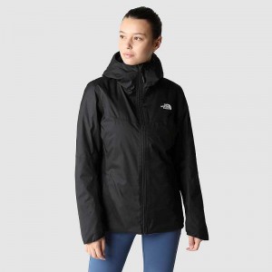 Kurtki Przeciwdeszczowe The North Face Quest Damskie Czarne | Polska-3185279