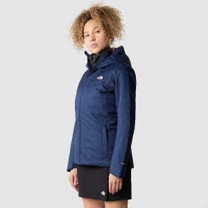 Kurtki Przeciwdeszczowe The North Face Quest Damskie Granatowe | Polska-6312045