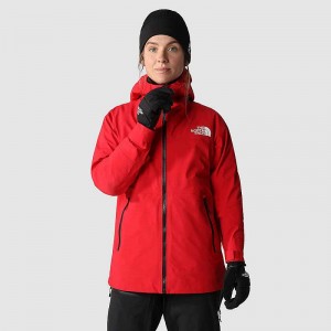 Kurtki Przeciwdeszczowe The North Face Summit Chamlang FUTURELIGHT™ Damskie Czerwone | Polska-1504639