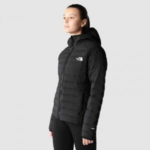 Kurtki Puchowe The North Face Belleview Stretch Damskie Czarne | Polska-1286709