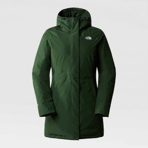 Kurtki Puchowe The North Face Brooklyn Damskie Jasny Zielone | Polska-9034761