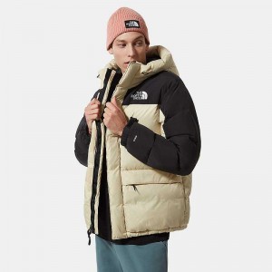 Kurtki Puchowe The North Face Himalayan Męskie Khaki | Polska-8764531