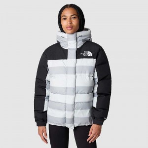 Kurtki Puchowe The North Face Himalayan Damskie Szare | Polska-0458793