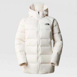 Kurtki Puchowe The North Face Hyalite Damskie Białe | Polska-4206358