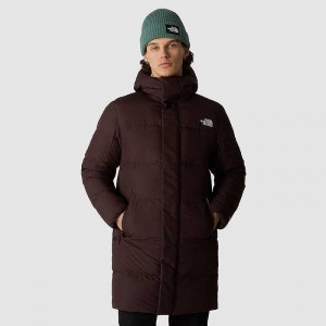 Kurtki Puchowe The North Face Hydrenalite Męskie Czarne Brązowe | Polska-5381690