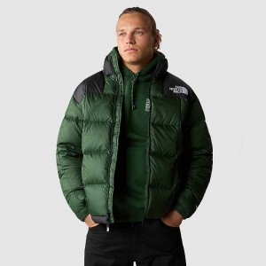 Kurtki Puchowe The North Face Lhotse Męskie Jasny Zielone Czarne | Polska-5926730