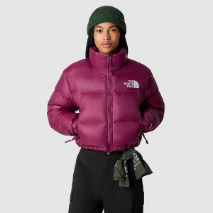 Kurtki Puchowe The North Face Nuptse Damskie Fuksja | Polska-7320498