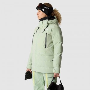 Kurtki Puchowe The North Face Pallie Damskie Oliwkowe Oliwkowe | Polska-8695074