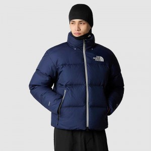 Kurtki Puchowe The North Face RMST Męskie Granatowe Srebrne | Polska-8714250