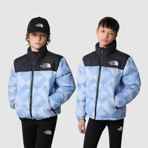 Kurtki The North Face 1996 Retro Chłopięce Białe | Polska-7289604