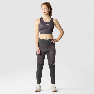 Legginsy The North Face Mountain Athletics Lab Damskie Czarne Szare | Polska-1257498