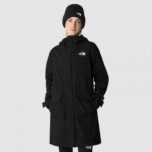 Lightweight Jackets The North Face City Breeze Rain II Damskie Czarne | Polska-0513678