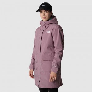 Lightweight Jackets The North Face City Breeze Rain II Damskie Szare | Polska-9247835