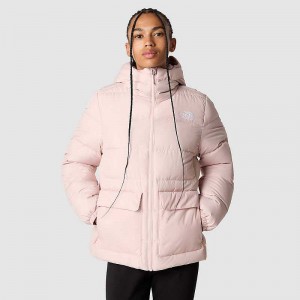 Płaszcz The North Face Gotham Damskie Różowe | Polska-9273148