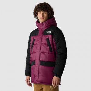 Płaszcz The North Face Himalayan Męskie Fuksja Czarne | Polska-5614720