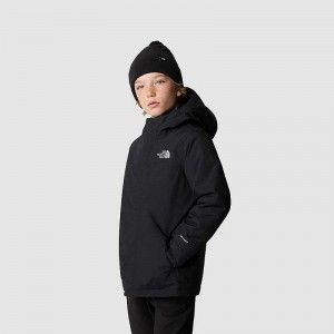 Płaszcz The North Face Zaneck Chłopięce Czarne | Polska-0213986