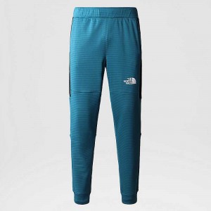 Spodnie The North Face Mountain Athletics Fleece Męskie Niebieskie Koralowe Czarne | Polska-7921538