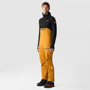 Spodnie The North Face Summit Pumori GORE-TEX® Pro Bib Męskie Żółte | Polska-5870931