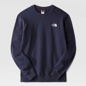 Sweter The North Face Simple Dome Męskie Granatowe | Polska-4069587