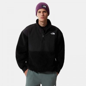 Swetry Z Polaru The North Face Platte High-Pile Męskie Czarne | Polska-5726840