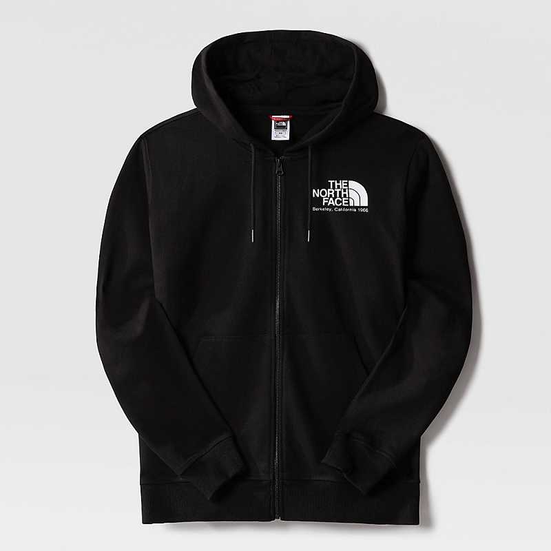 Bluza z Kapturem The North Face Berkeley California Full-Zip Męskie Czarne | Polska-9840731