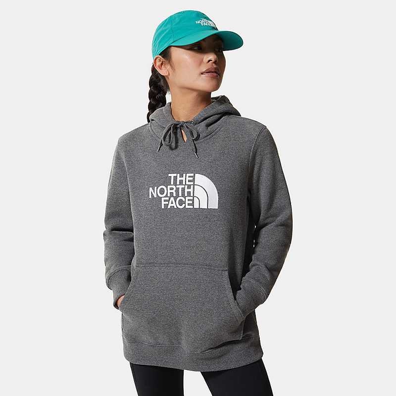 Bluza z Kapturem The North Face Drew Peak Damskie Szare | Polska-0635187