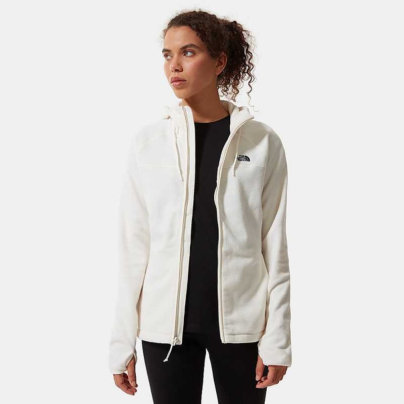 Bluza z Kapturem The North Face Homesafe Full-Zip Damskie Białe | Polska-1360472