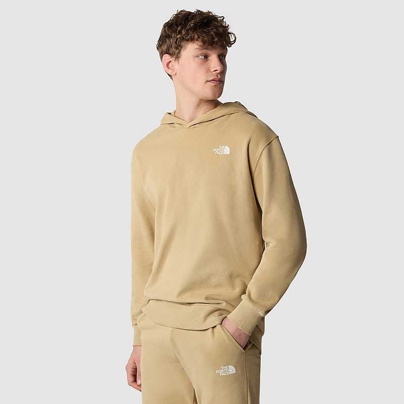 Bluza z Kapturem The North Face Matterhorn Face Męskie Khaki Szare | Polska-7086243