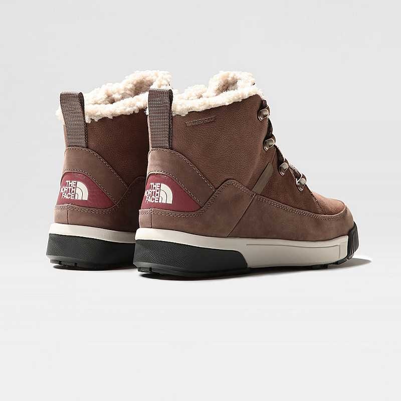 Buty Lifestyle The North Face Sierra Nieprzemakalne Damskie Jasny Szare Brązowe | Polska-2360478