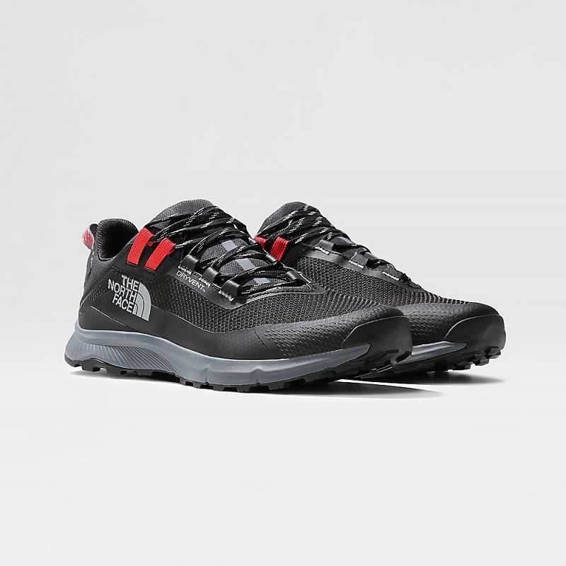 Buty Trekkingowe The North Face Cragstone Nieprzemakalne Męskie Czarne Szare | Polska-7164938